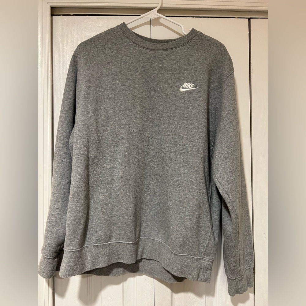 NIKE Grey Sweatshirt Size Medium